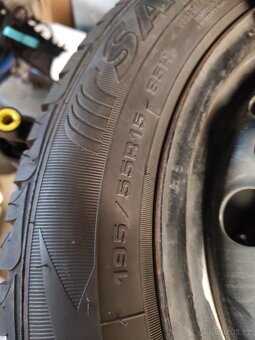 Letní pneu i s disky 195/55 r15 škoda Roomster/ fabie... - 6