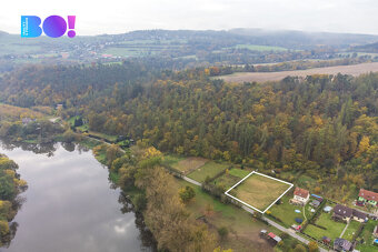 Prodej stavebního pozemku 1 389 m², obec Nižbor - 6
