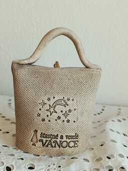 KERAM. ZVONEK + 2 HRNKY S VÁNOČNÍM MOTIVEM - 6