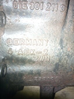 Passat B5,5,96kw,4x4 - převodovka + nekompletní motor. - 6