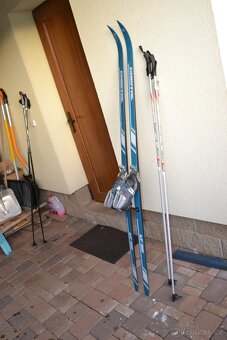 pěkné běžky 195 cm   , boty EU 39 , hole 160 cm - 6