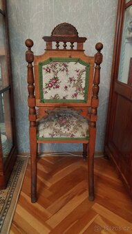 Starožitná židle- kolem 1850 - 6