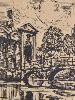 Bruggy – dvojice originálních kreseb tuší od Y. Briarna - 6