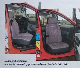 Výsuvné otočné a zvedací sedadlo Turny - 6