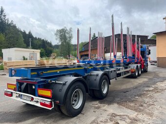 Lesní souprava Scanii R580 6x4 + HR a návěs Svan NCH35 - 6
