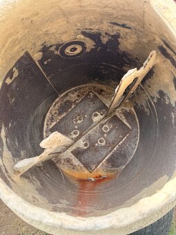 Domácí míchačka - sud + převod + el. motor - 6