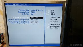 Základní deska Socket 5, Pentium 200, 8 MB Ram - 6
