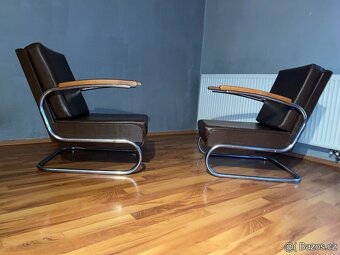 Chromové trubkové křesla Fa.Thonet - 6