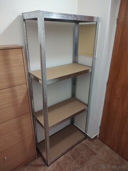 NOVÉ KOVOVÉ REGÁLY POZINK -ROZM:180x75x35 PŮV CENA = 2.900,- - 6