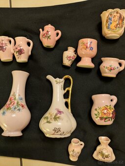Růžový porcelán 21ks - 6