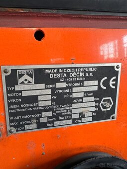 Prodám vysokozdvižný vozík Desta DV 20 B – Diesel - 6