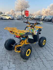 Dětská čtyřkolka Toronto 125cc H1G7-žluté grafity - 6