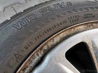 Originální 17 disky hyundai + zimní pneu 6,5-7mm + TMPS - 6