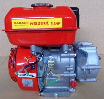 Motor 6,5 koně s automat. spojkou HG 200L (náhrada HONDA GX2 - 6