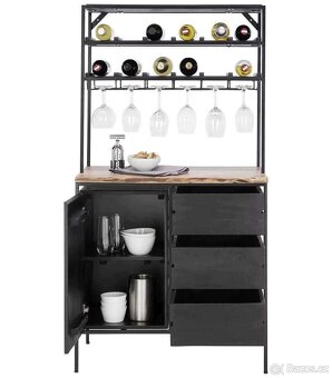 Nábytek - designový servírovací vozík - nový - 6