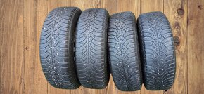 Plechy 15" 4x100 ET52 se zimními pneu 185/60/15 - 6