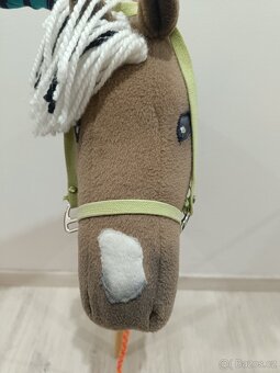hobby horse hnědý s bílou hřívou - 6