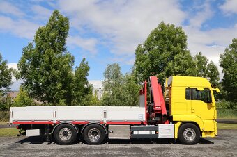 MAN TGS 26.500 6x2 - valník s hydraulickou rukou HMF - 6