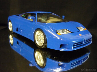 Bugatti EB110 tmavě modré Bburago 1/18 - 6