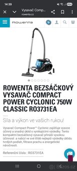 Rowenta bezsáčkový vysavač - 6