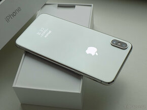 APPLE iPhone XS Max 64GB Silver - ZÁRUKA - 100% BATERIE - 6