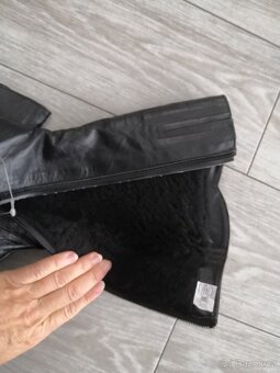 Kožené kozačky vel.35,5 -36 kožené - 6
