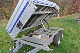 nakladní přívěs, 3stranný sklapěč, 2700kg,  300x180x40cm - 6