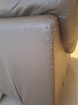 Kožená sedací souprava s konferenčním stolkem - 6