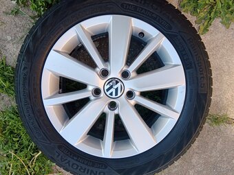 alukola 5x112 r16 VW letní pneu 205/55/16 - 6