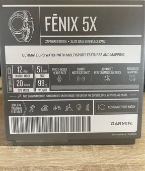 Garmin FENIX 5X SAPPHIRE EDITION - 6