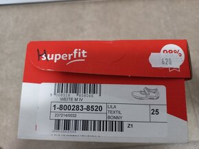 Bačkory Superfit vel. 25 - 6