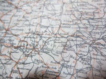 Útěková mapa pilotů RAF a USAAF - II.světová válka - 6