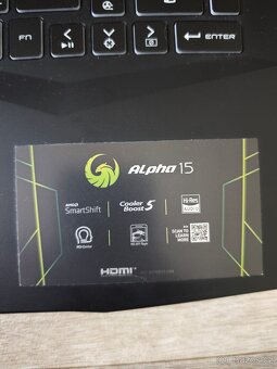Herní Notebook MSI Alpha 15 - Výkon na Hraní i Práci - 6