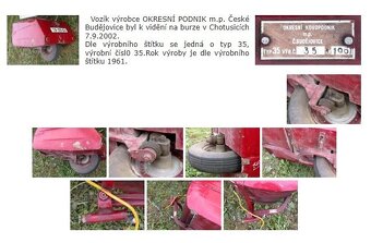 Přívěsný vozík KOVOPODNIK České Budějovice - 6