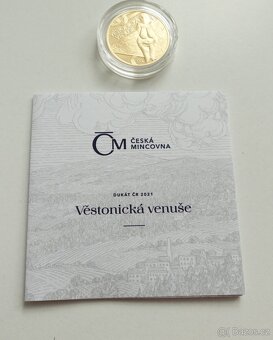zlatýDukát ČR 2021 - Věstonická venuše proof - 6