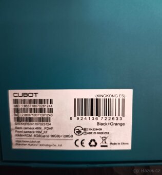 Mobilní telefon Cubot King Kong ES 6GB/128GB 5G záruka - 6