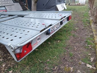Sklápěcí vlek Pongratz 3000 kg celková. - 6