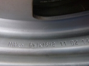 Plechové disky originál Dacia Duster 5x114,3 6,5Jx16 ET50 - 6