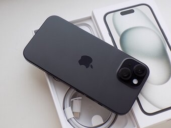  APPLE iPhone 15 128GB Black - ZÁRUKA - TOP STAV - 6