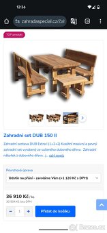 Zahradní sestava DUB - 6