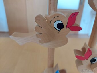PTÁČCI  DŘEVO 40 CM - 6