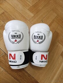 Boxerky boxerské rukavice 14 oz, kůže - 6