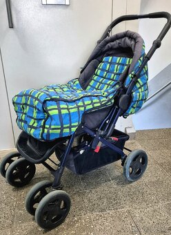 Kočárek ABC Design s košíkem, pěnová kolečka - 6