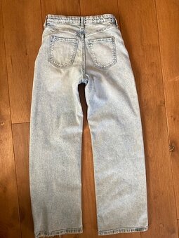 dvoje dívčí džíny 152-158 H&M+Lindex, tričko BERSHKA zdarma - 6