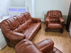 Kožena sedačka Romaa 3+1+1 - 6