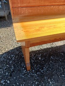 Masivní dřevěná lavice vhodné na zahradu/kuchyně/ - 6