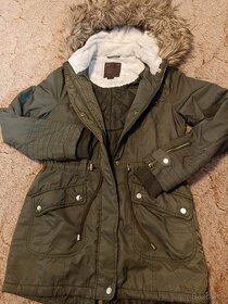 Zimní bunda, huňatý kabát, kabát, bunda - 6