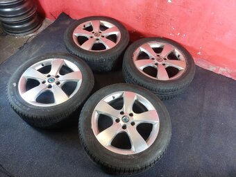 ALU disky 5x112 R17 se zimními pneu 215/55 R17 - 6