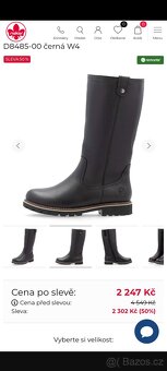 Dámské kozačky Remonte /Rieker - 6