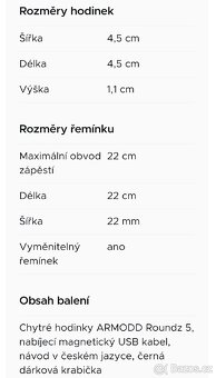 Armodd Roundz 5 chytré hodinky - 6